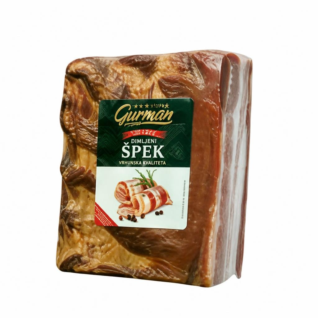 Gurman dimljeni špek cca 800 g Akcija u trgovini Stanić Diskont