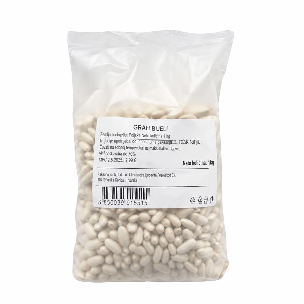Grah bijeli 1 kg - Akcija u trgovini NTL