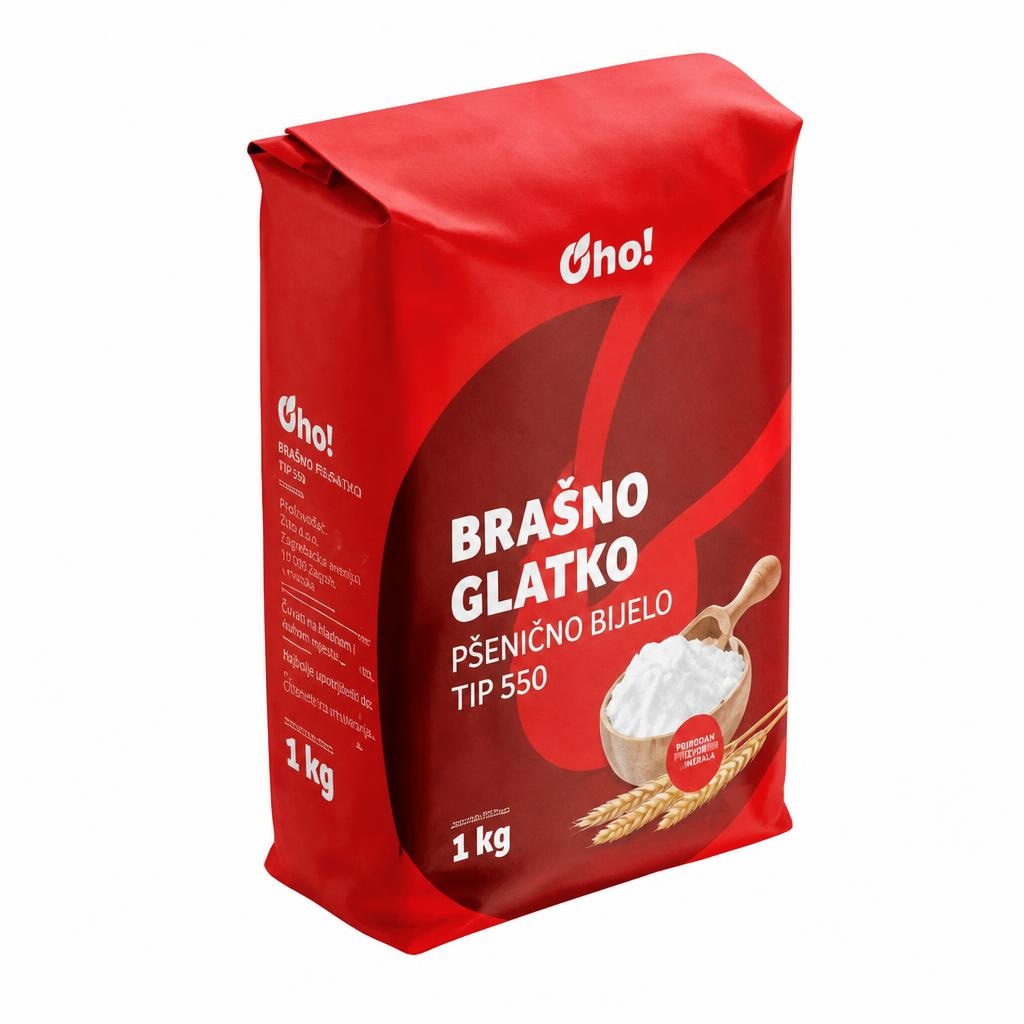 Oho! Brašno glatko 1 kg Akcija u trgovini Plodine