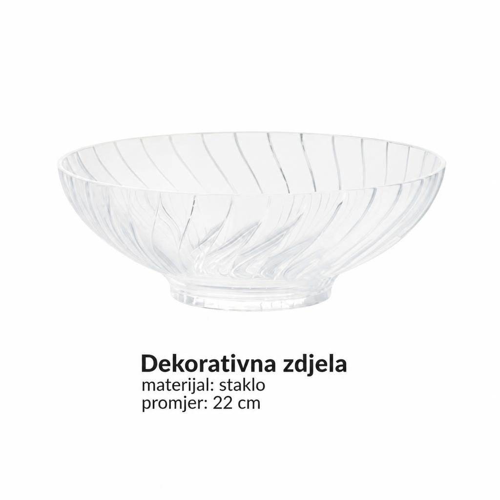 Dekorativna zdjela - Akcija u trgovini KTC