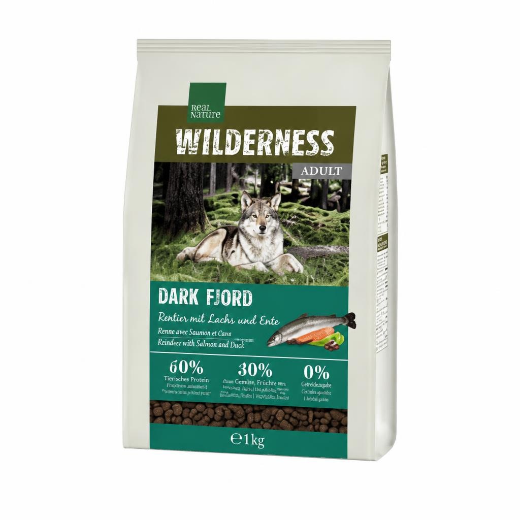 Real Nature Wilderness Adult Dark Fjord 1 kg Akcija u trgovini Zoo City