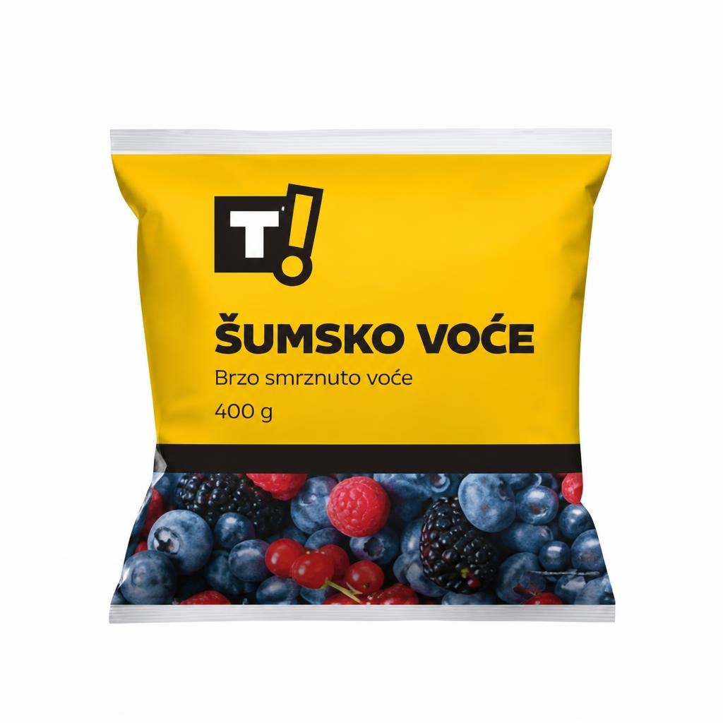 T! Šumsko voće 400 g - Akcija u trgovini Tommy