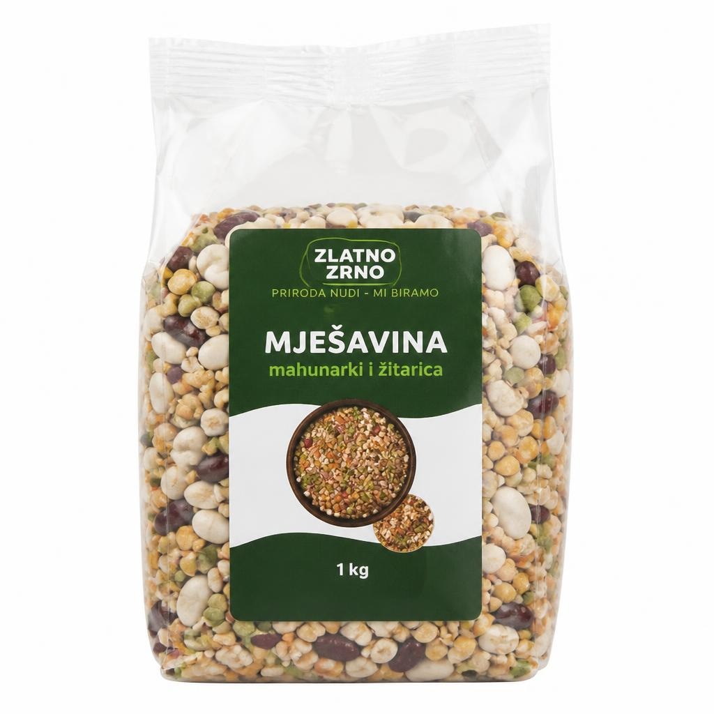 Zlatno zrno Mješavina mahunarki i žitarica 1 kg Akcija u trgovini Tommy