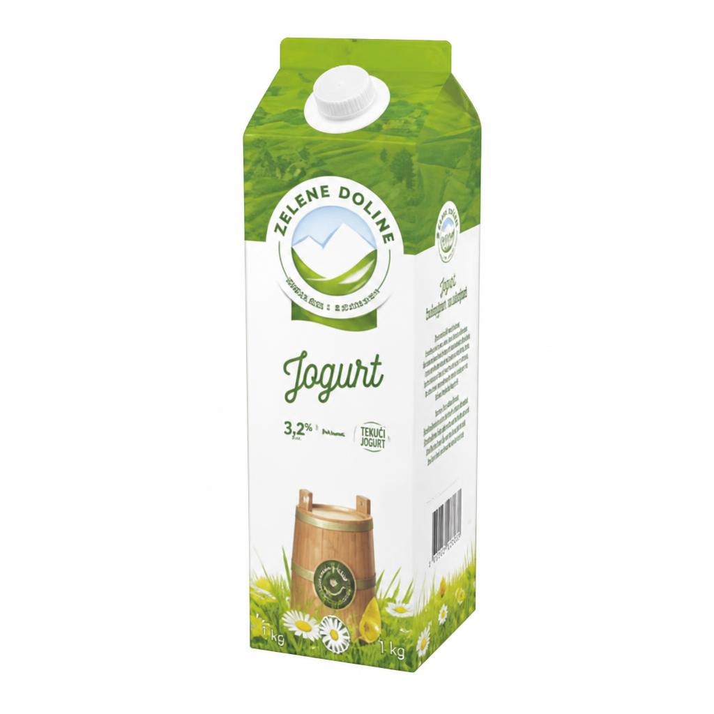 Zelene doline tekući jogurt 1 kg Akcija u trgovini KTC