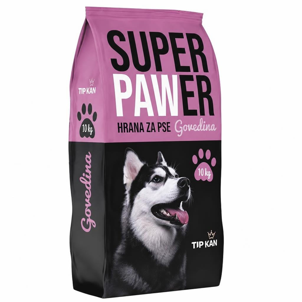 Super Pawer hrana za pse govedina 10 kg Akcija u trgovini KTC