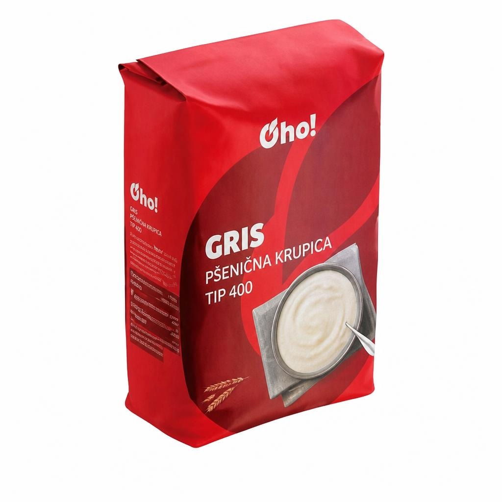 Oho! Pšenična krupica gris 1 kg Akcija u trgovini Plodine