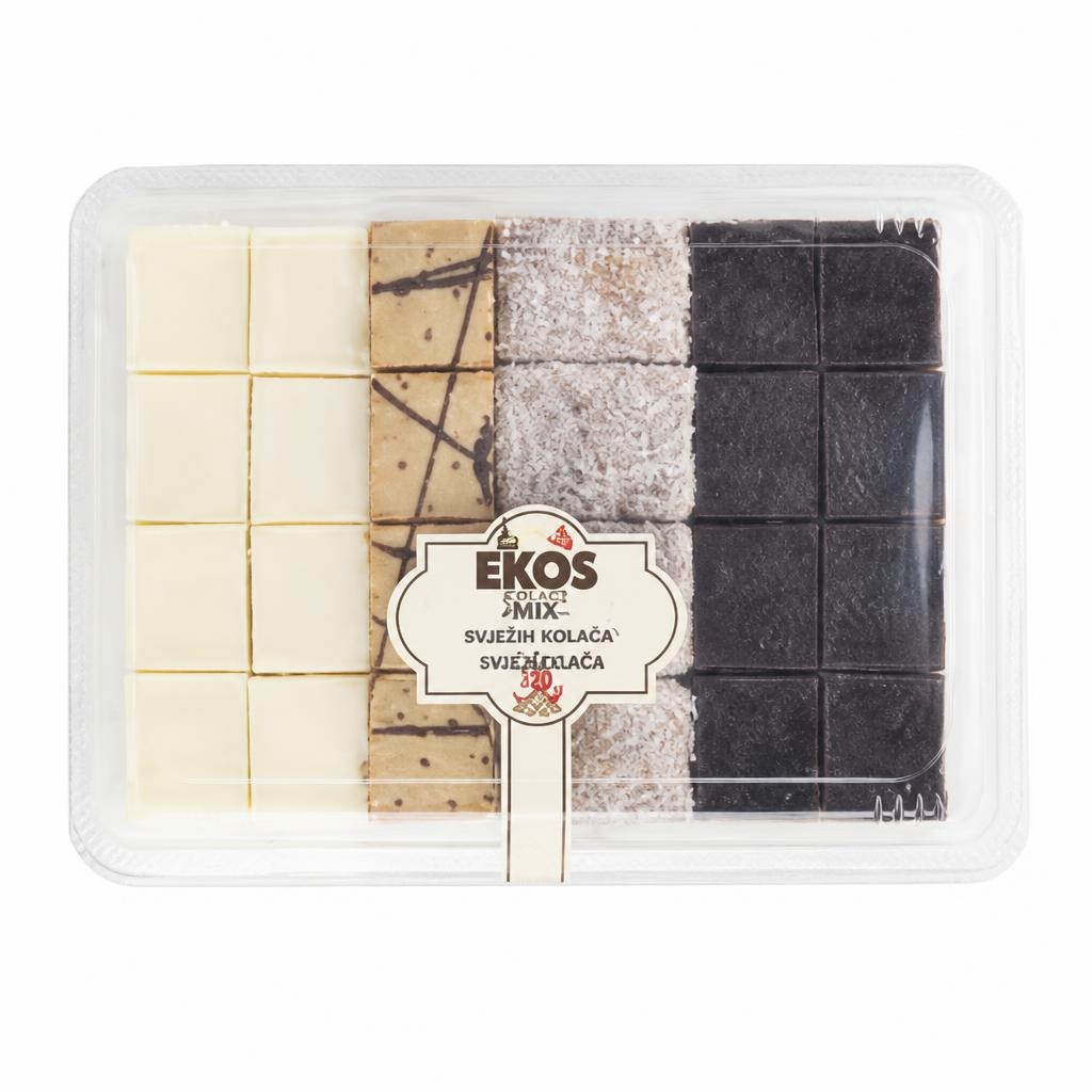 Mix svježih kolača 820 g EKOS Akcija u trgovini KTC