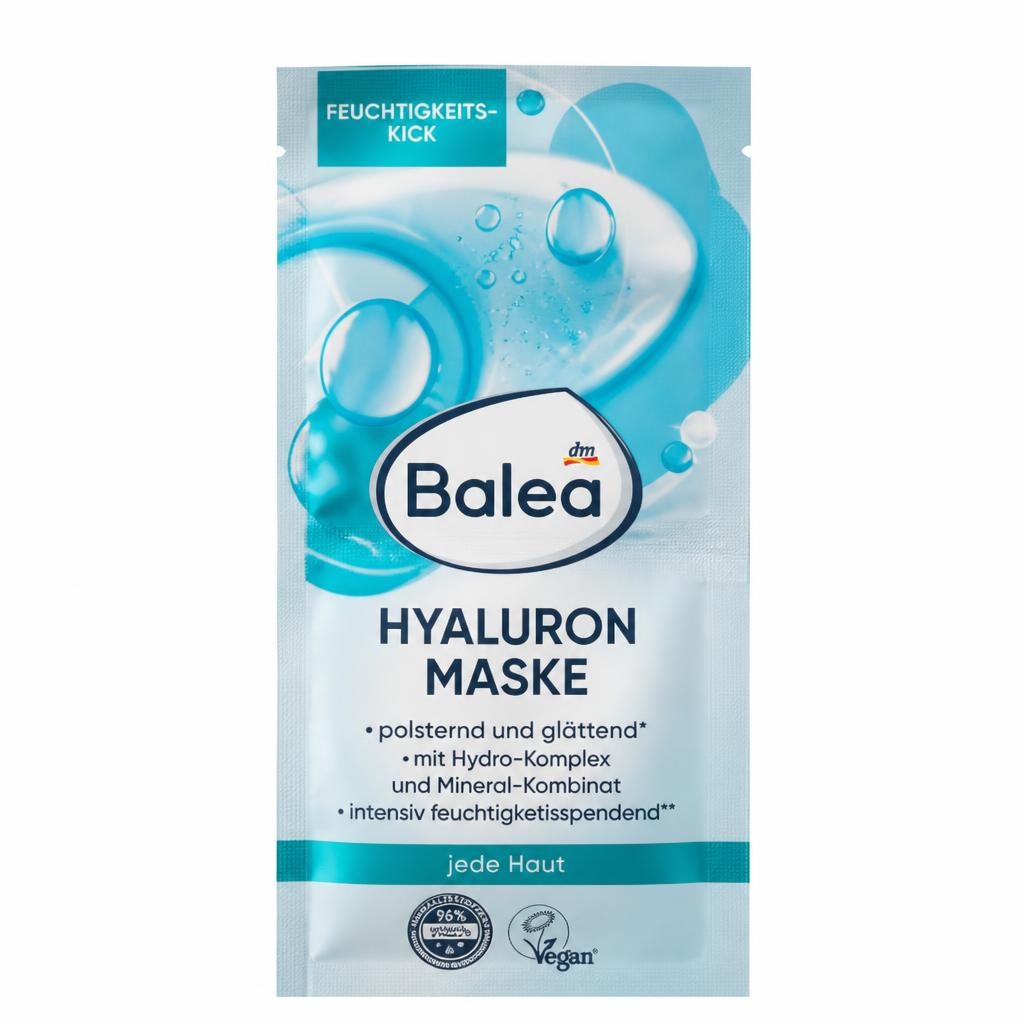 Balea maska za lice hijaluron 2x8ml, 16 ml Akcija u trgovini Dm