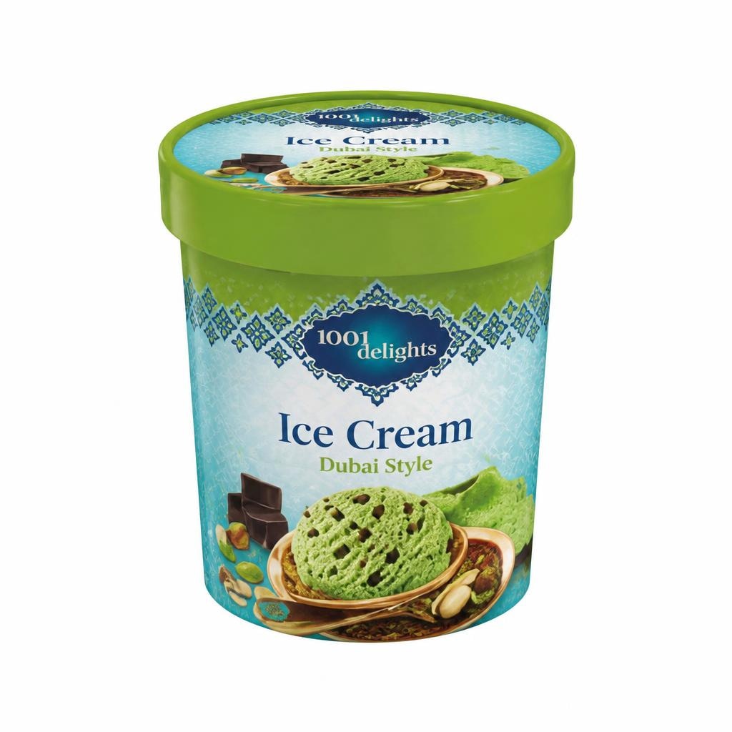 1001 DELIGHTS Dubai Style sladoled 500 ml - Akcija u trgovini Lidl