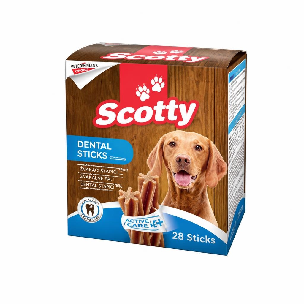 Scotty dentalni štapići 4 x 180 g - Akcija u trgovini Spar
