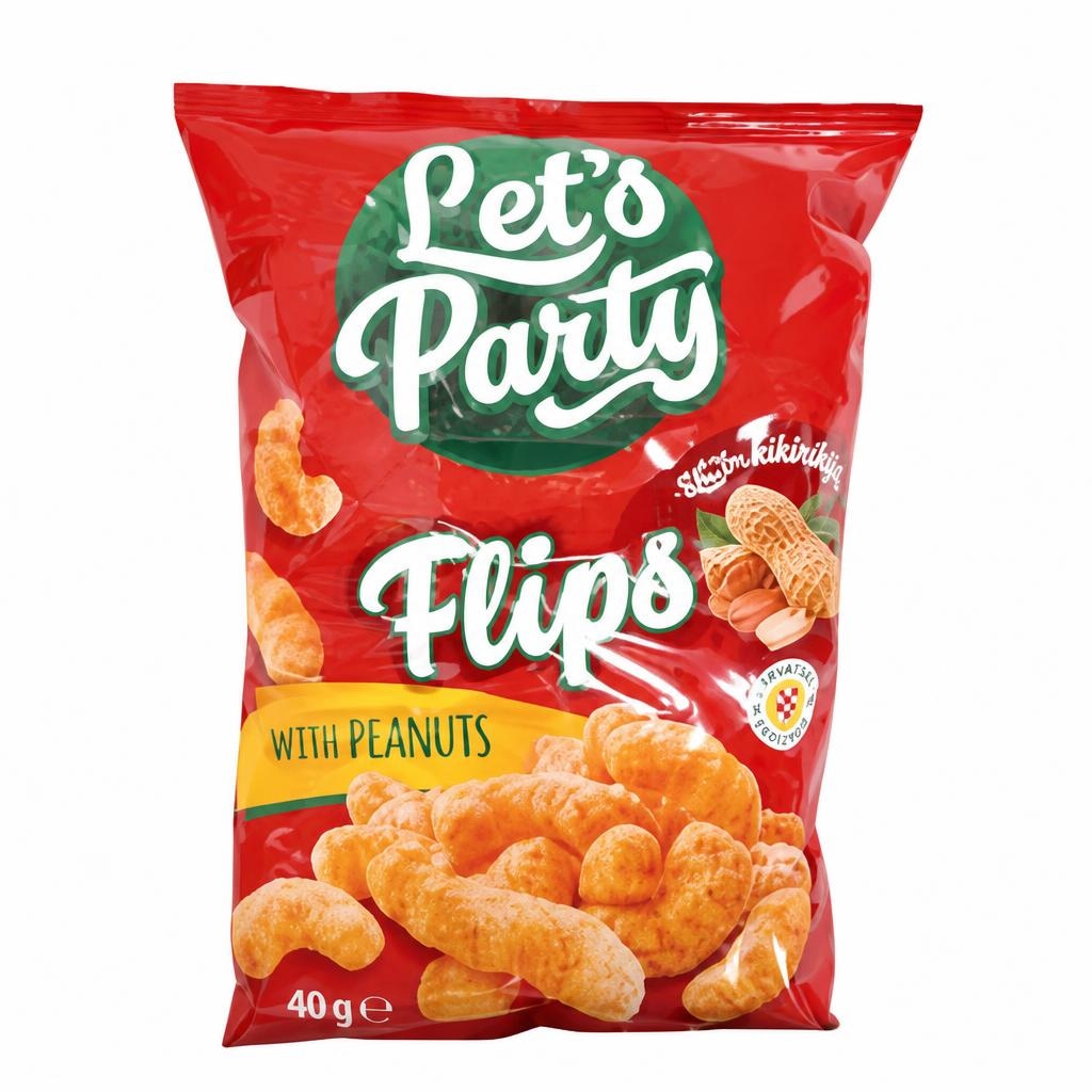 Let's Party Flips kukuruzni 40 g Akcija u trgovini Studenac