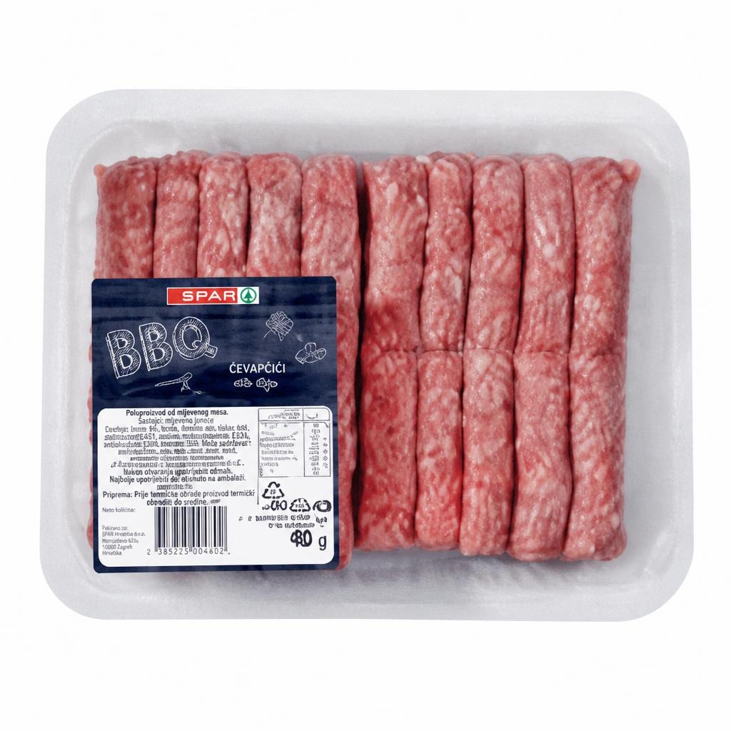 Ćevapčići 480 g Akcija u trgovini Spar