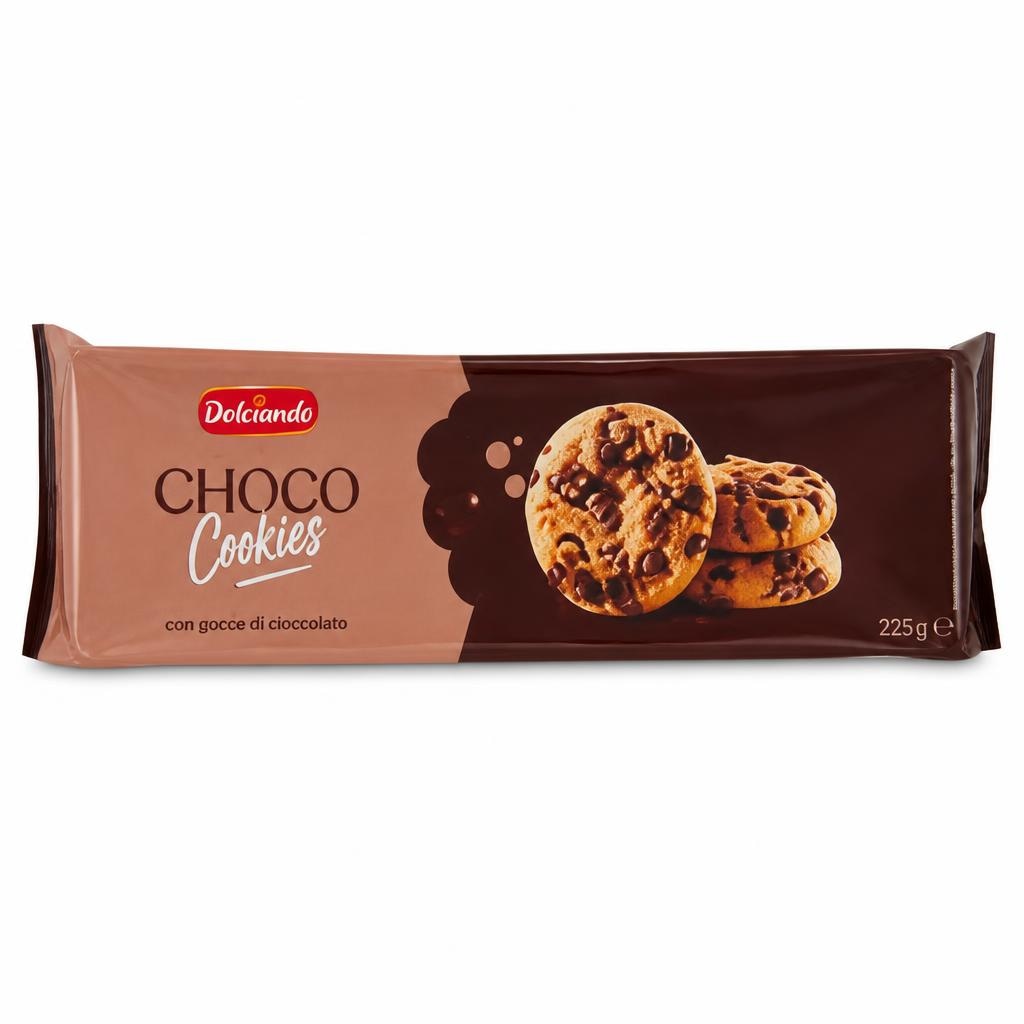Čokoladni keksi 225 g Dolciando - Akcija u trgovini Eurospin