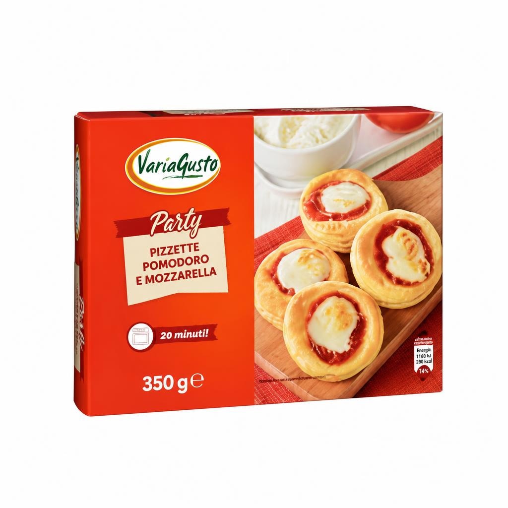 Mini Lisnati Zalogaji Rajčica i Mozzarella 350 g VariaGusto - Akcija u trgovini Eurospin