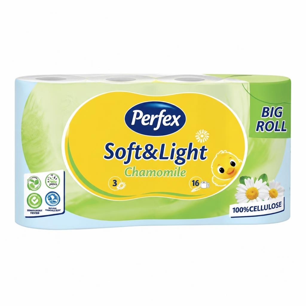 Toaletni papir Perfex Kamilica 16/1 pakiranje Akcija u trgovini Boso