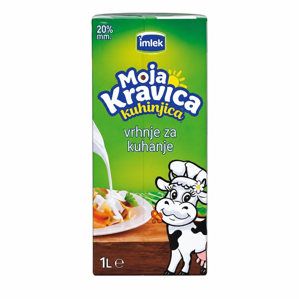 Moja Kravica vrhnje za kuhanje 1 L Akcija u trgovini Kaufland