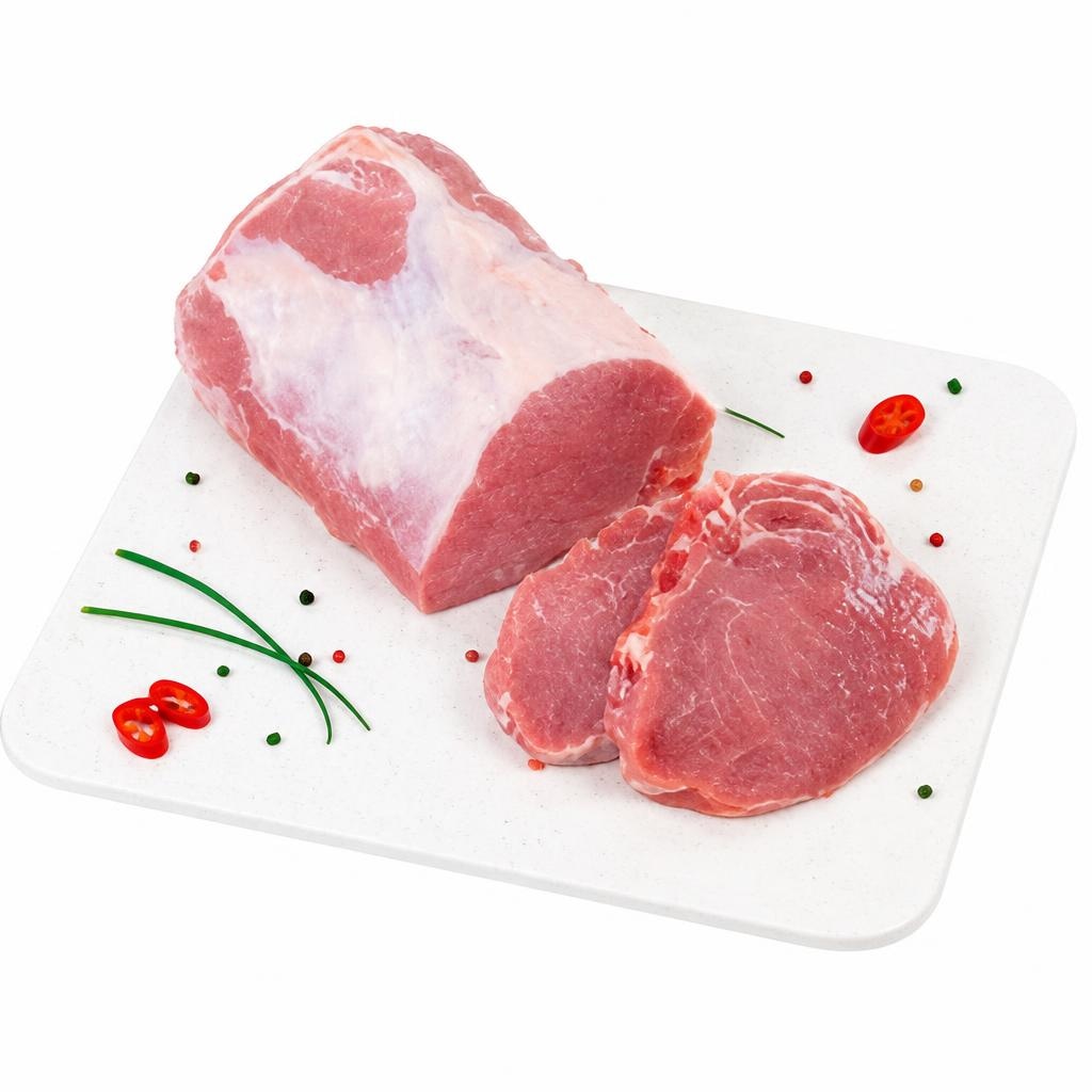 Svinjska leđa s kosti 1 kg Akcija u trgovini Spar
