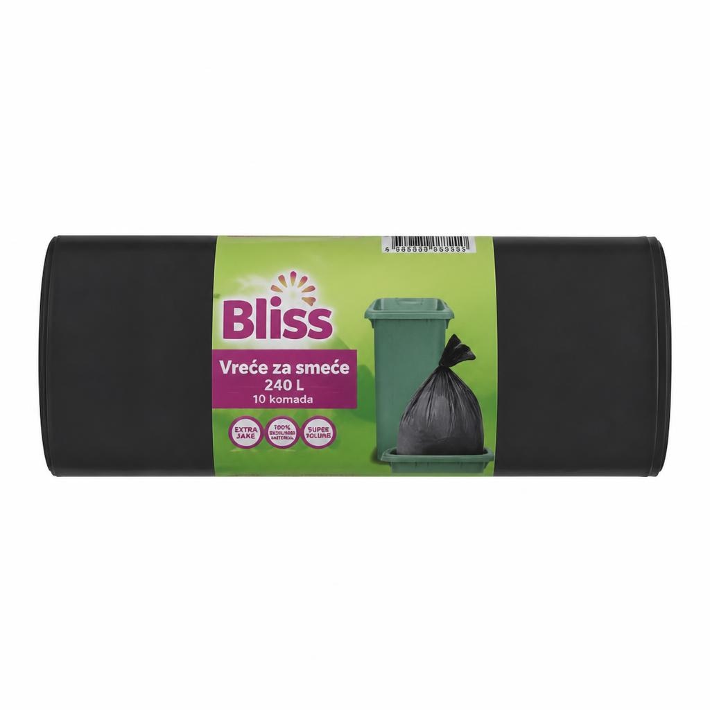 Bliss vreće za smeće 10 x 240 l Akcija u trgovini Plodine