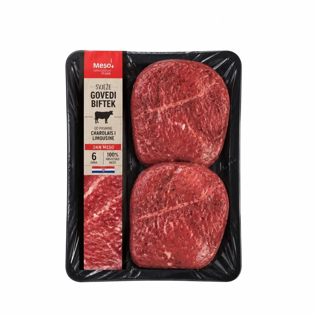 Svježi goveđi biftek cca 2 kg - Akcija u trgovini Lidl
