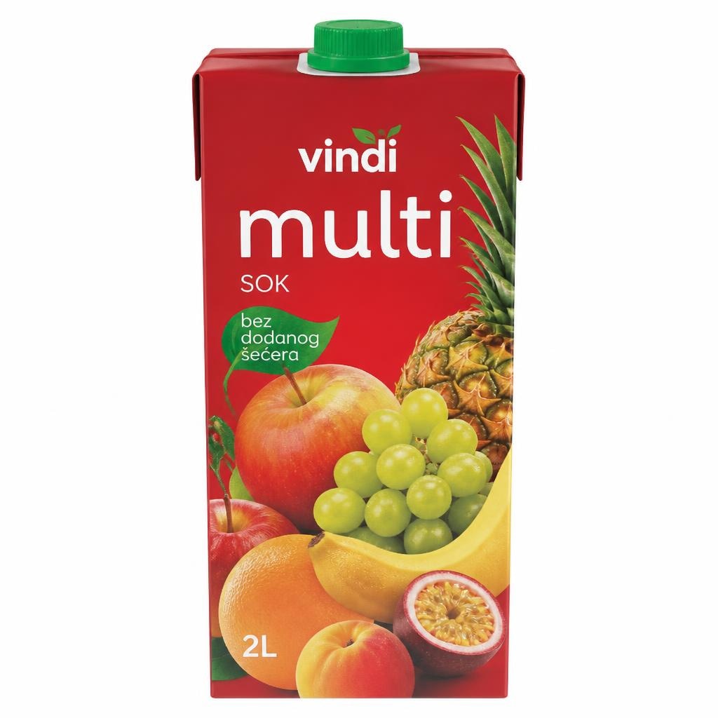 Vindi Multi sok 2 L Akcija u trgovini Gavranović