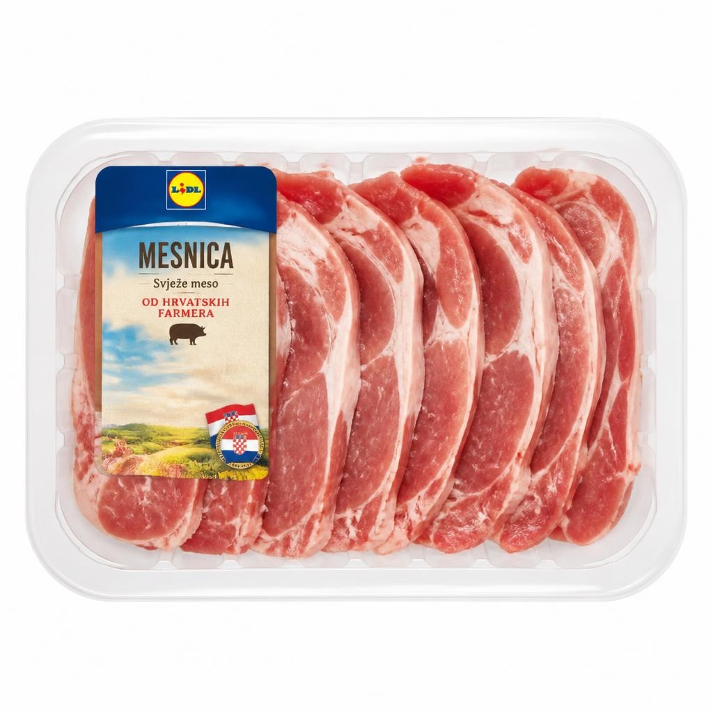 Svježi svinjski vrat Akcija u trgovini Lidl