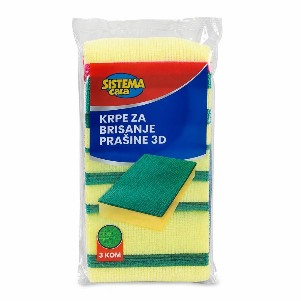 Sistema Casa krpe za brisanje prašine 3D 24 kom Akcija u trgovini Eurospin
