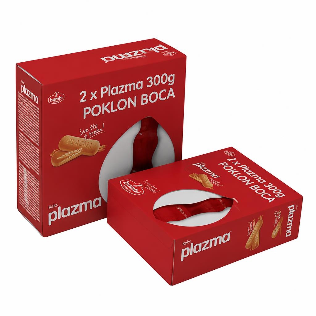 Plazma keks 2 x 300 g Akcija u trgovini Spar