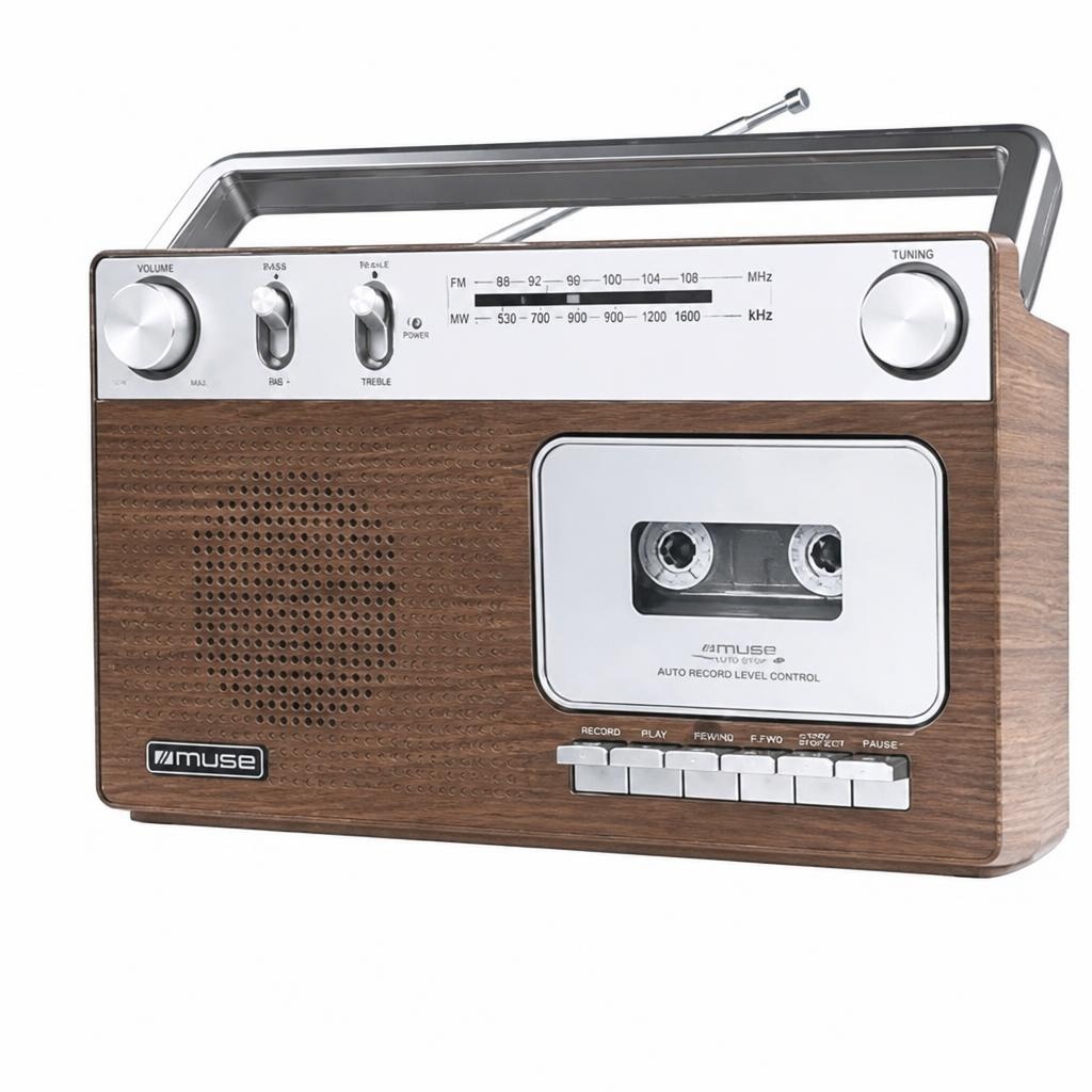 Muse Radio kazetofon M-152 WS Akcija u trgovini KTC