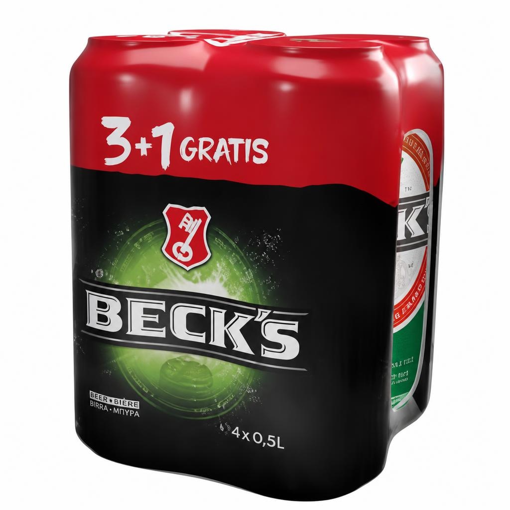 Beck's Pivo 4x0,5l - Akcija u trgovini Metro