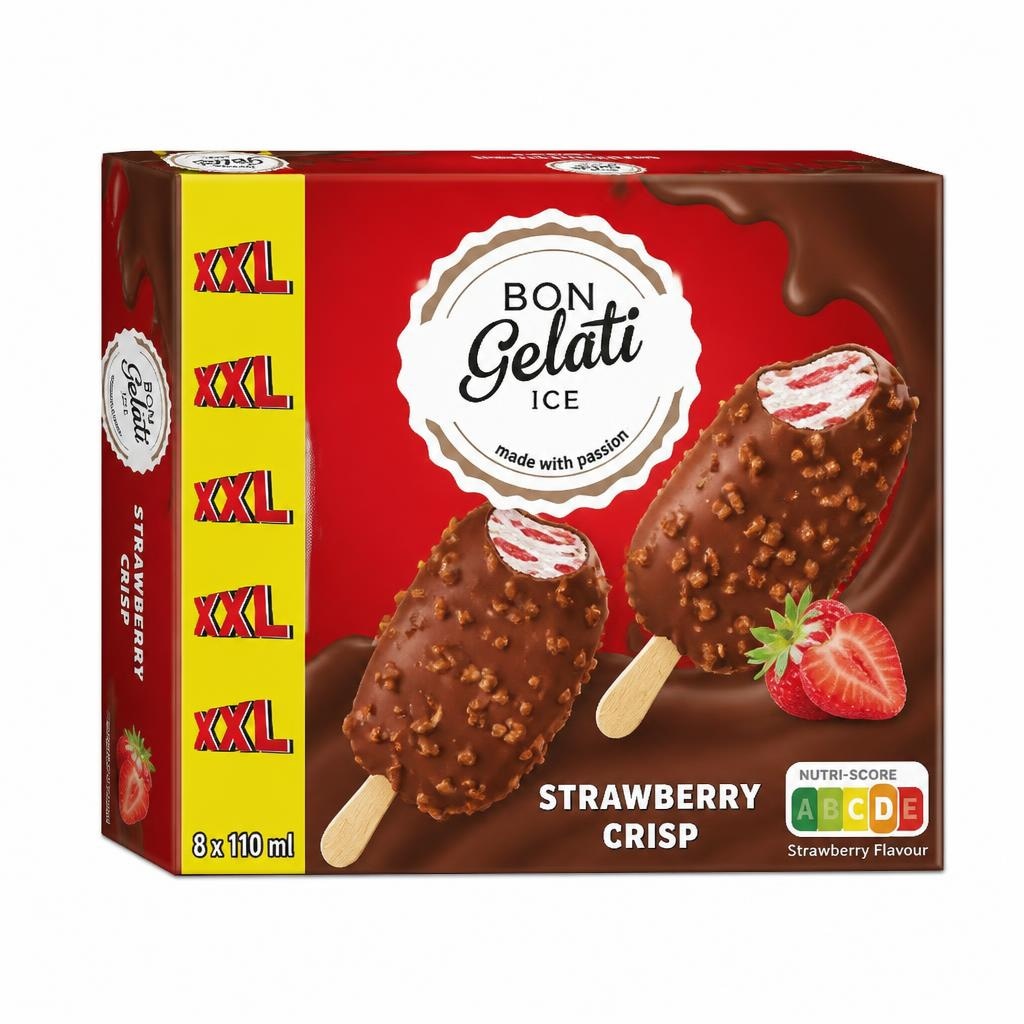 Bon Gelati vodeni sladoled XXL 6 x 110 ml Akcija u trgovini Lidl
