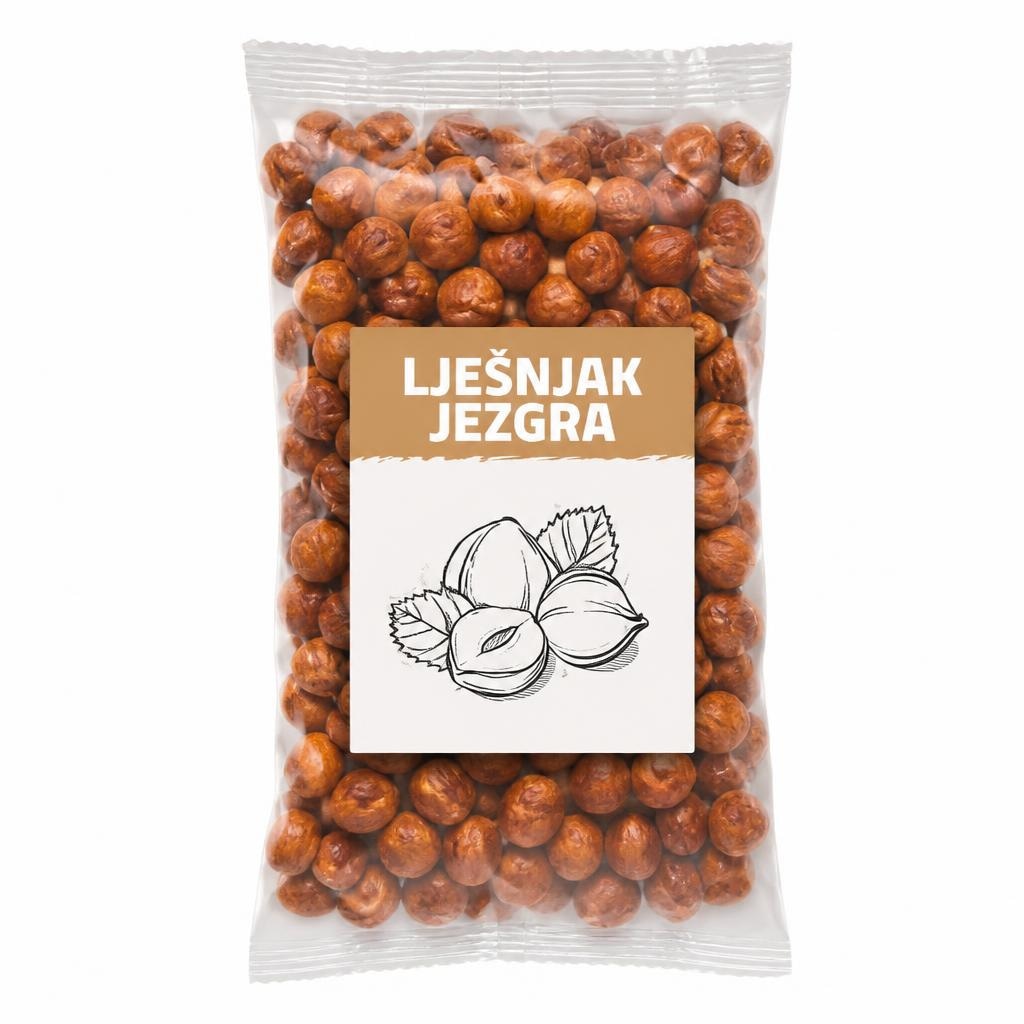 Lješnjak jezgra 500 g Akcija u trgovini Tommy