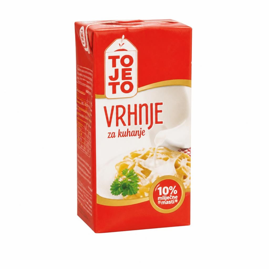 Tojeto vrhnje za kuhanje 200 ml Akcija u trgovini Trgovina Krk