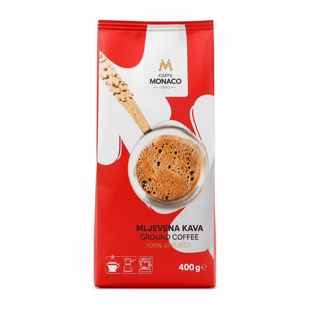 Caffe Monaco mljevena kava 400 g Akcija u trgovini Plodine