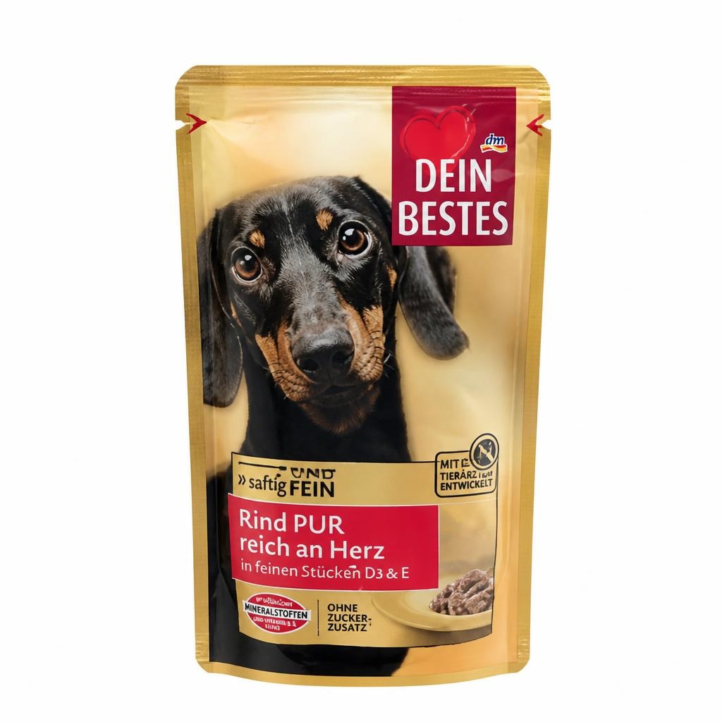 Dein Bestes hrana za pse s govedinom 150g - Akcija u trgovini Dm
