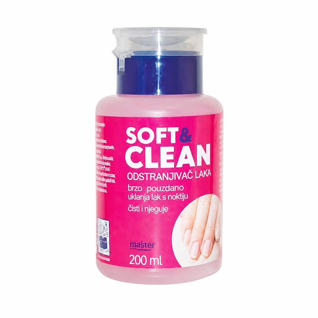 Soft&Clean Odstranjivač laka za nokte 200 ml - Akcija u trgovini KTC
