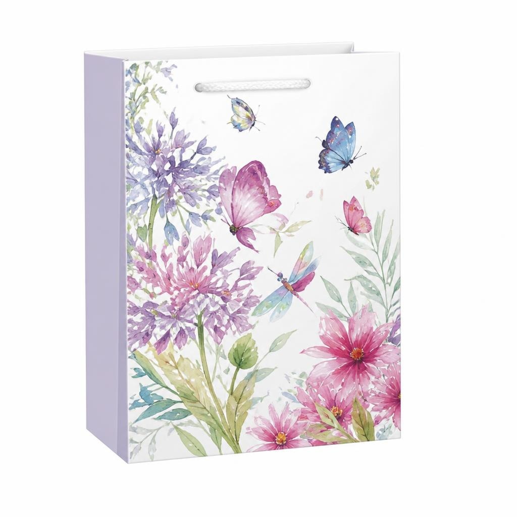 Vrećica ukrasna mat ili sjaj Vel : 18 x 23 x 10 cm - Akcija u trgovini KTC