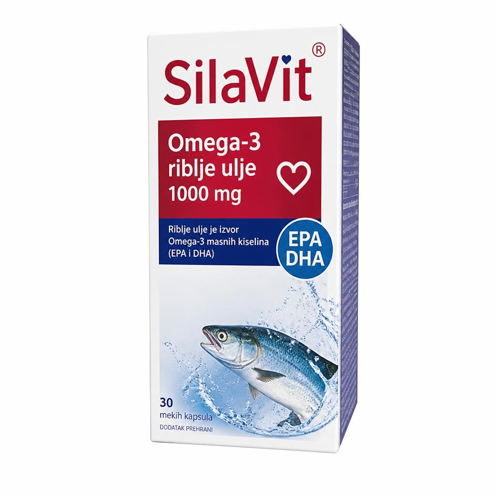 SilaVit Omega-3 riblje ulje 1000 mg 60 kom Akcija u trgovini Mueller
