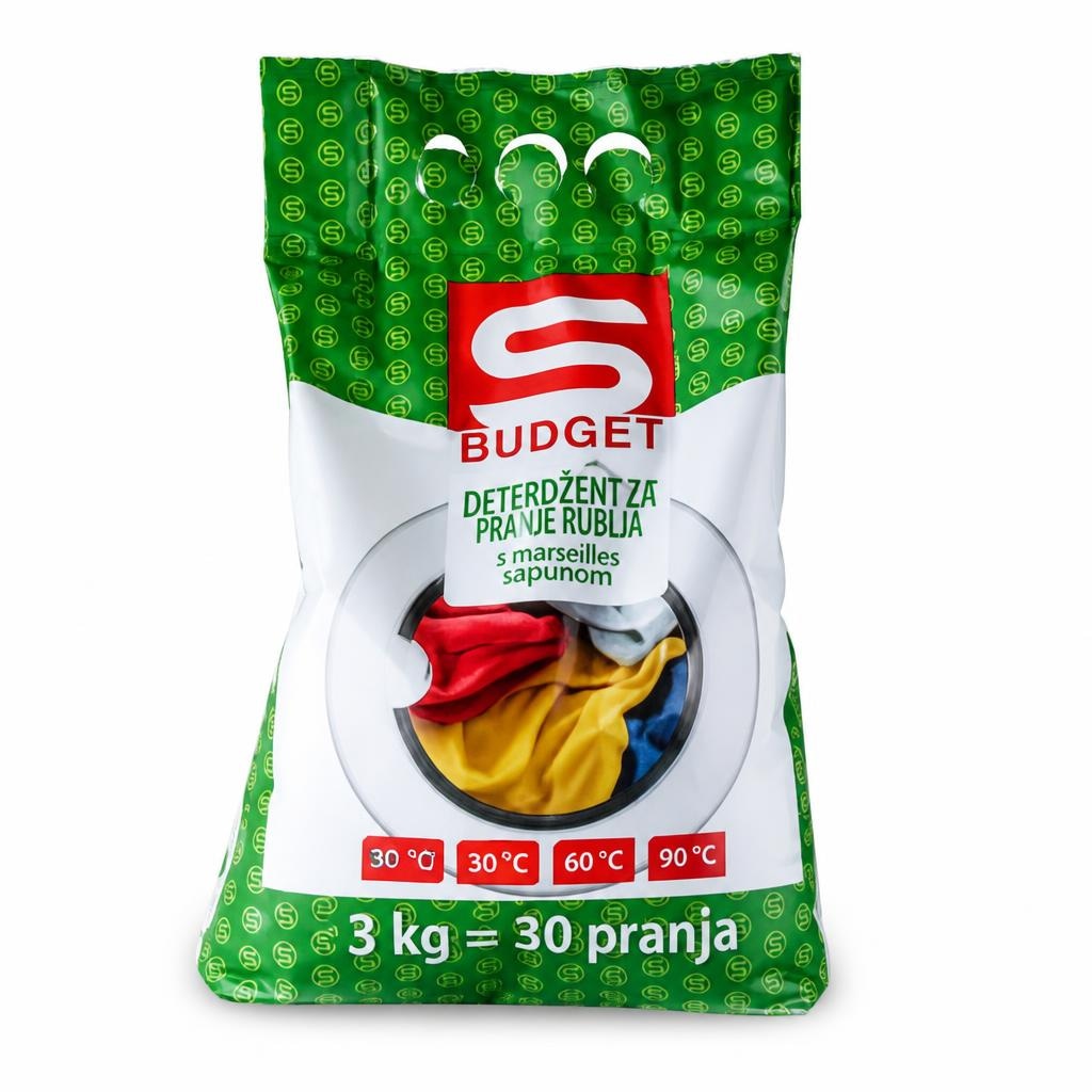 S-Budget deterdžent za pranje rublja 3 kg Akcija u trgovini Spar