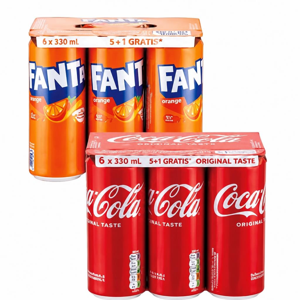 Coca-Cola ili Fanta gazirano piće 6x0,33 L Akcija u trgovini Kaufland