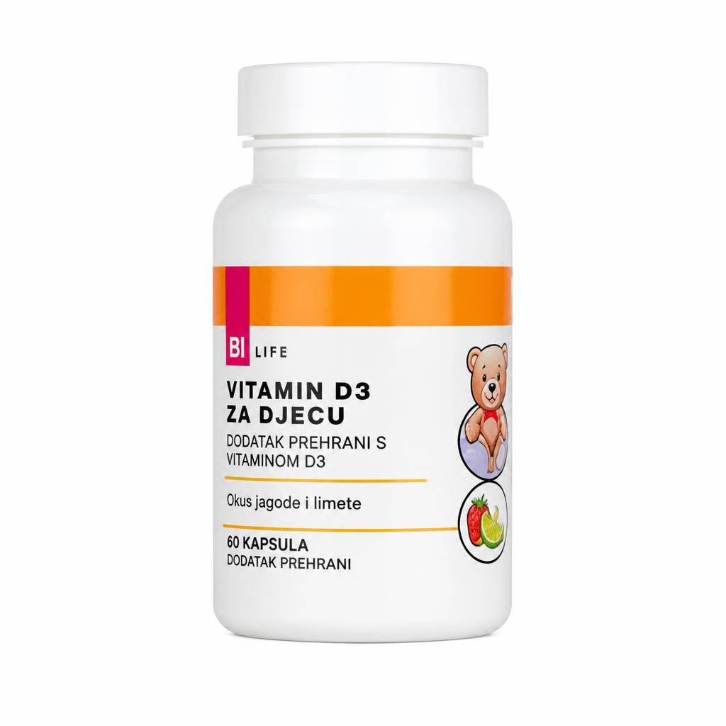 BI LIFE Vitamin D3 za djecu 60 kom Akcija u trgovini Bipa