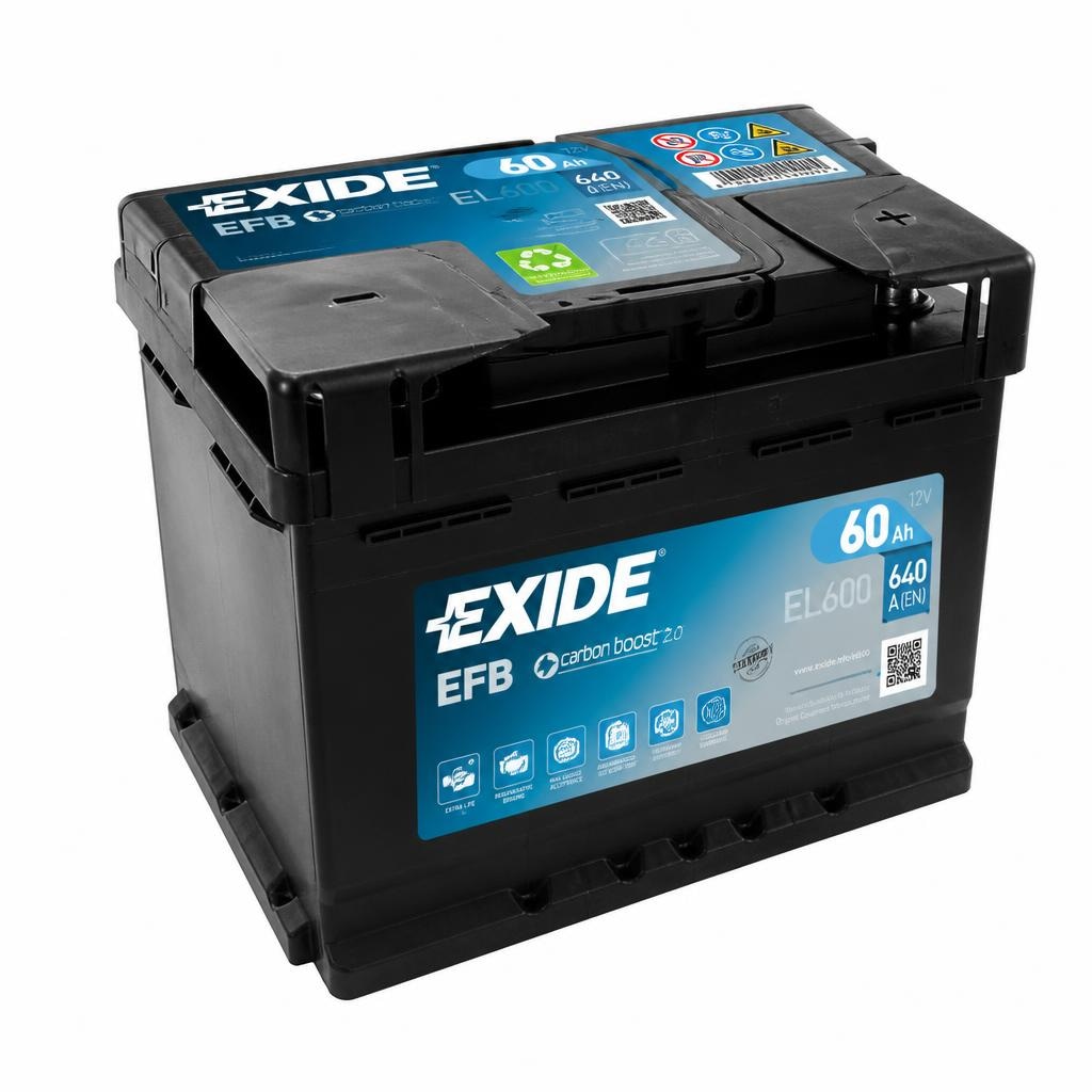 Akumulator Exide EFB 60AH - Akcija u trgovini Tokić