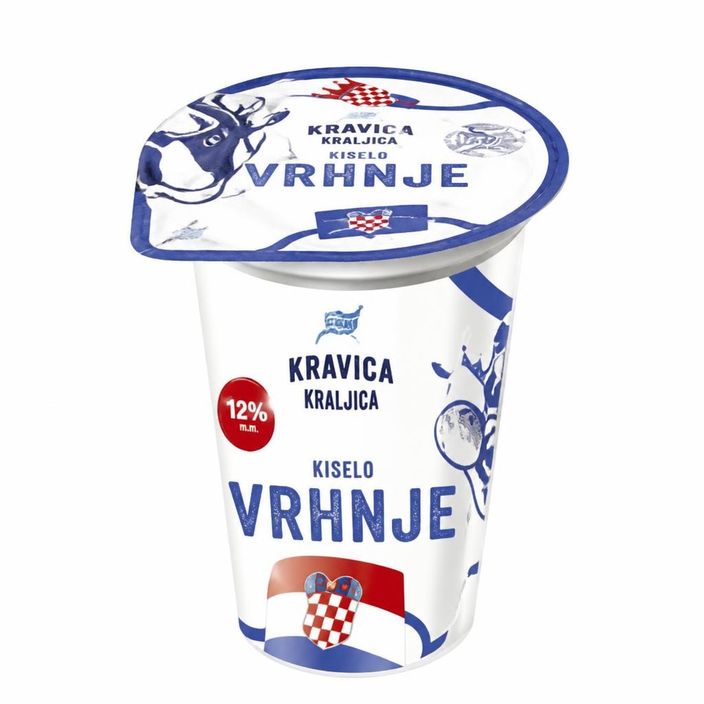 Kravica Kraljica kiselo vrhnje 180 g Akcija u trgovini Konzum