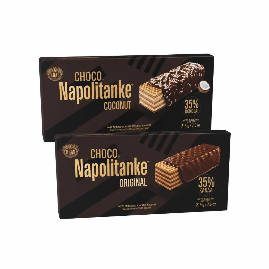 Kraš napolitanke 215 g Akcija u trgovini Tommy
