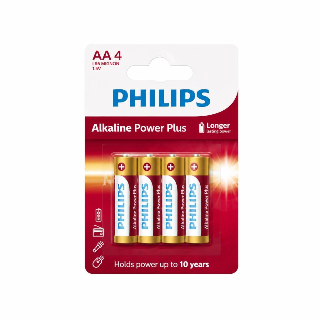 Philips baterije 4 kom Akcija u trgovini Action