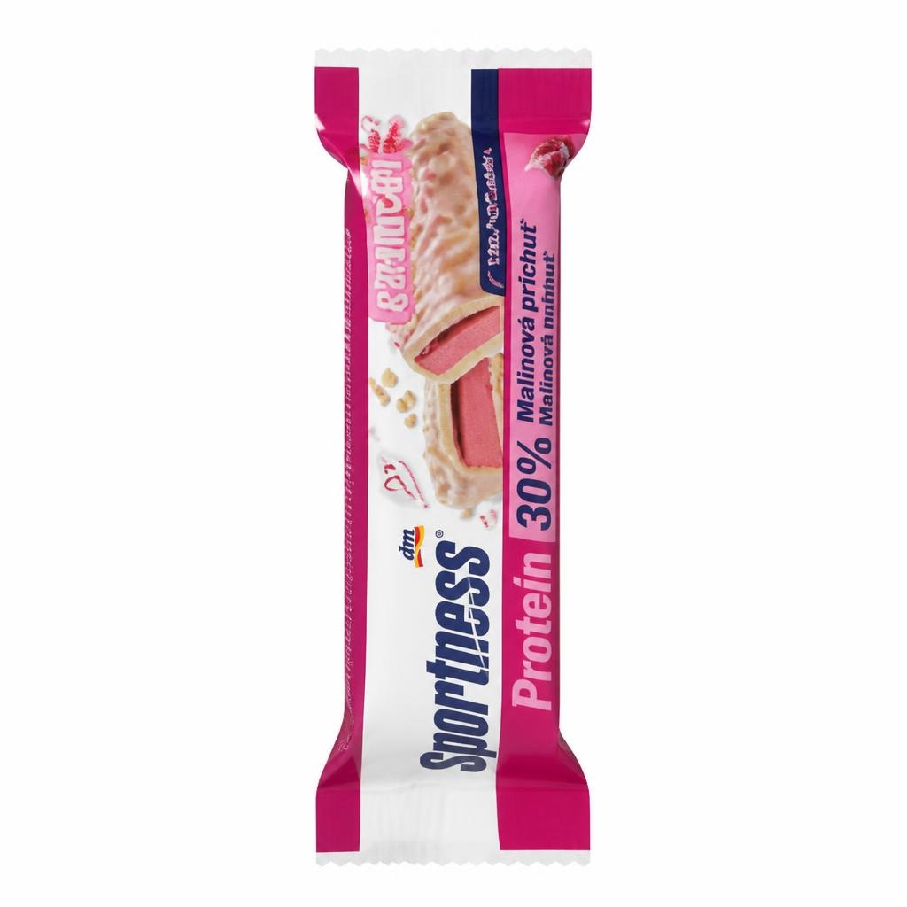 Sportness proteinska pločica s okusom maline 40 g Akcija u trgovini Dm