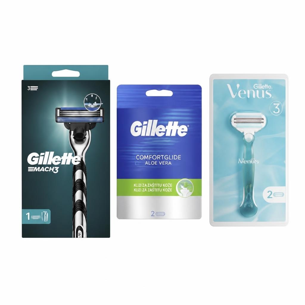 Gillette proizvodi Akcija u trgovini Bipa