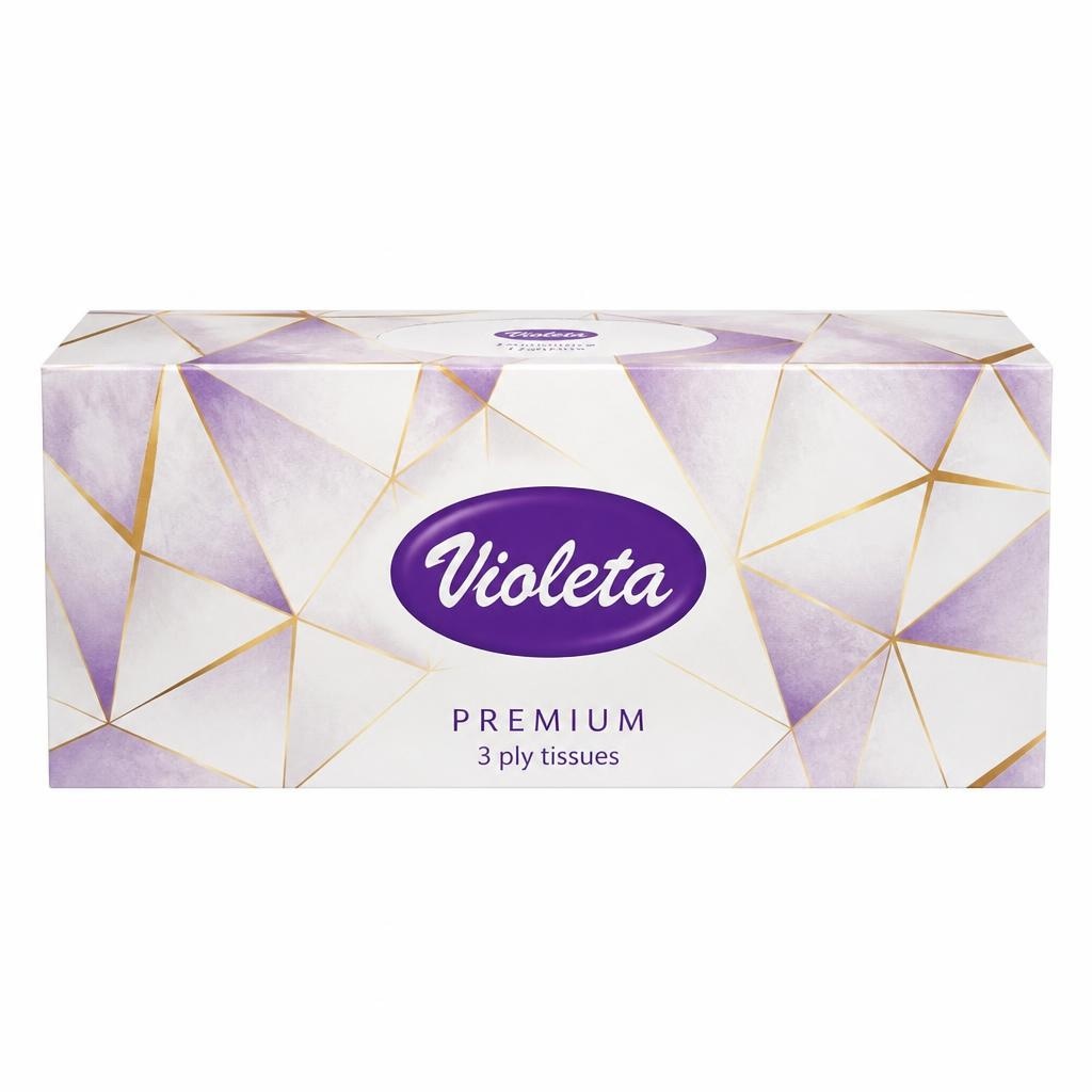 Violeta troslojne papirnate maramice 2 x 60 kom Akcija u trgovini Dm