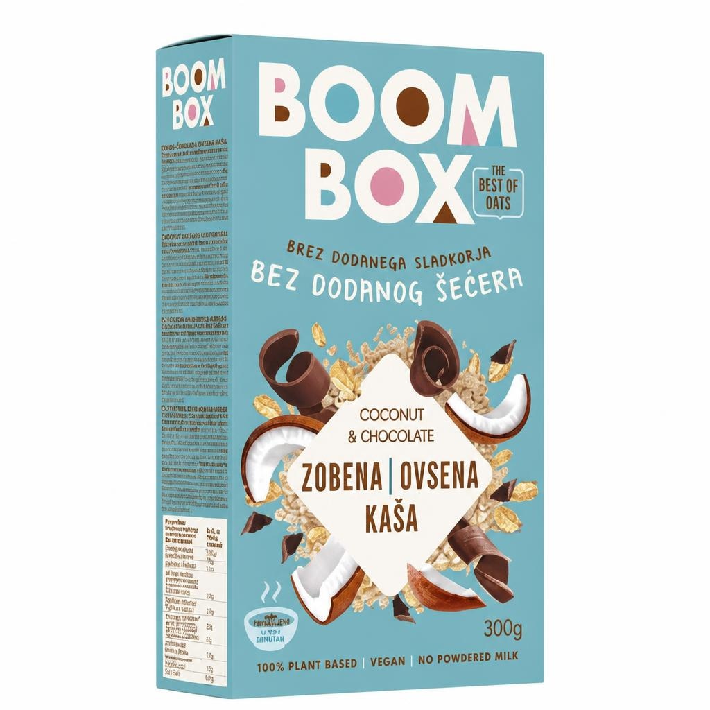 Boom Box Oat Porridge Coconut Chocolate 300g Akcija u trgovini Žabac