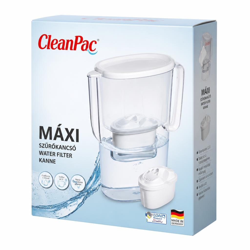 CleanPac vrč za filtriranje vode + uložak 1 kom - Akcija u trgovini Mueller