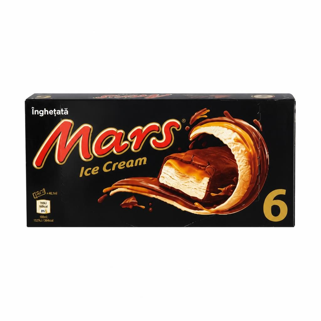 Mars, Snickers ili Twix Sladoled Prutići 6 x 40g - 6 x 45,6g - Akcija u trgovini Kaufland